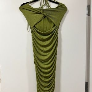 Bodycon Green Cocktail Dress M
